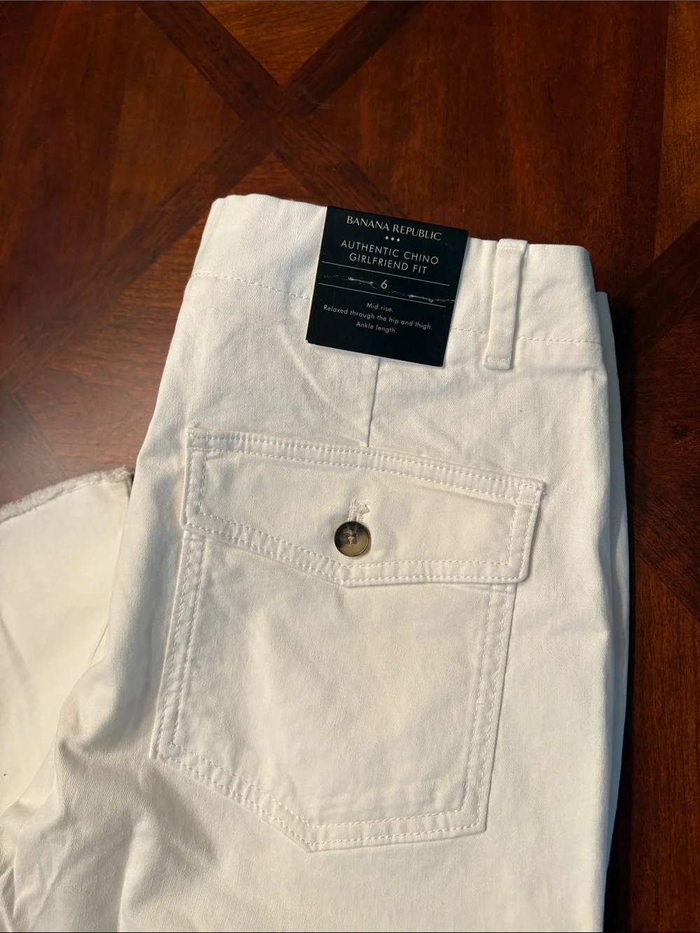 Banana Republic Men's Off-White Cargo Pants